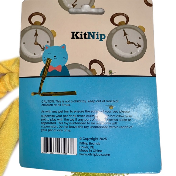 Kitty Cat Meowlice In Wonderland Theme Dangler Catnip Plush New Lot of 4 Toys - Picture 7 of 13